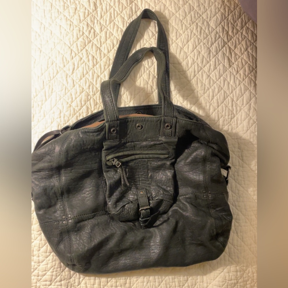 Jerome Dreyfuss medium black Leather Tote BILLY